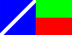 Flag of United American Kingdom / and / Ohio River Republic
