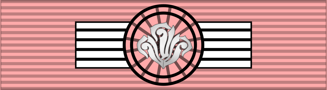 File:VHM Royal Order of the Crown of Vishwamitra - Commander ribbon BAR ...