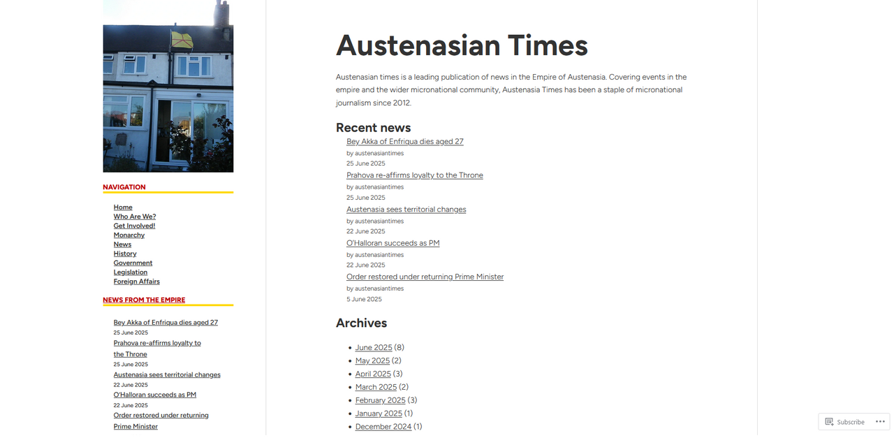 Austenasian Times - MicroWiki