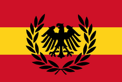Flag of United Federation of the Terra Excelsior RepublicFederação Unida da República Terra Excelsior (Portuguese) / Vereinigte Föderation der Republik Terra Excelsior (German)