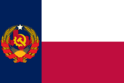 Flag of The Socialist Republic of Texas