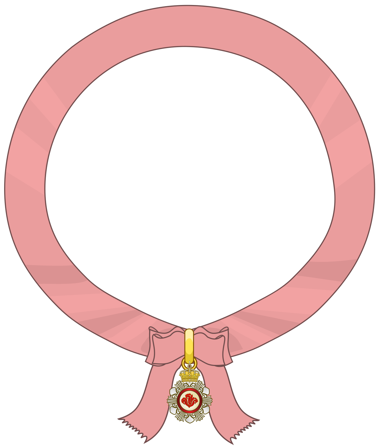 File:Riband of the Royal Order of the Crown of Vishwamitra - Grand ...