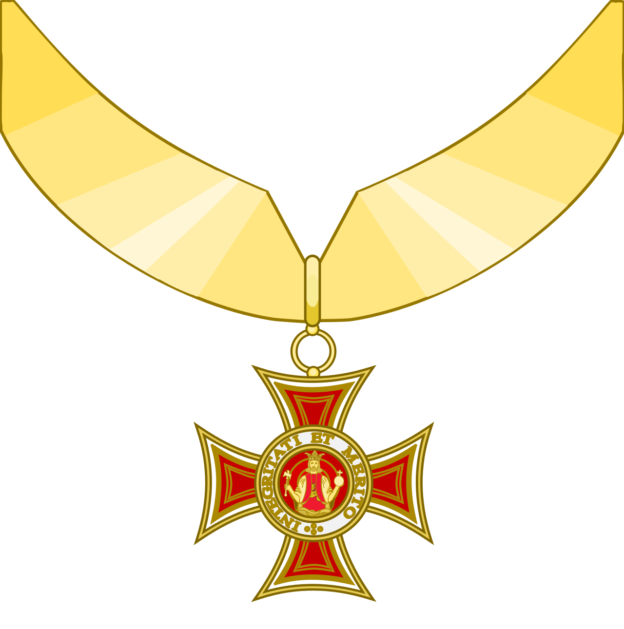 File:Insignia of Knight Grade of the Order of Saint King Richard.svg ...