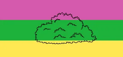 Flag of The Kingdom of Jack's Wee Wee Bush and Pee Pee Tree