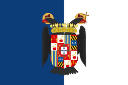 Flag of The Empire of Golgotha and HesperiaGolgotha et Hespérie (French) / Calvariae et Hesperusae (Latin) / Gólgota e Hesperia (Portuguese) / Gólgota y Hesperia (Spanish) / Al-Joljotha w Hesberia (Arabic)