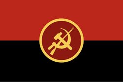Flag of Socialist Republic of GlaslendAfyrirespūblika na Calaslend