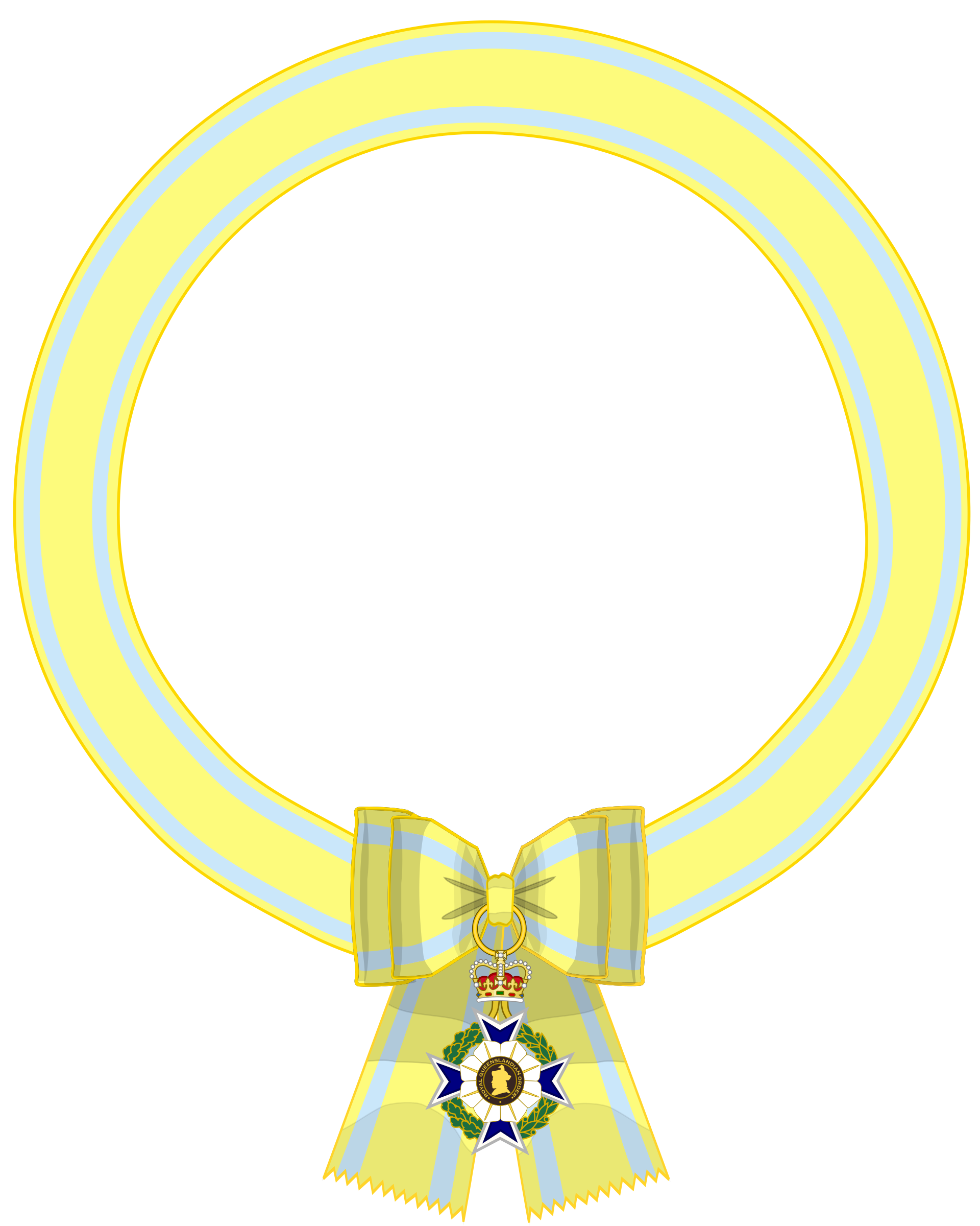 File:Royal Queenslandian Order - Grand Cross - Riband.svg - MicroWiki