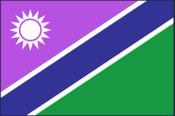 Flag of Empire of PotaliaL'empire de Potalia (French) / Impireacht na Potalia (Gaelic)